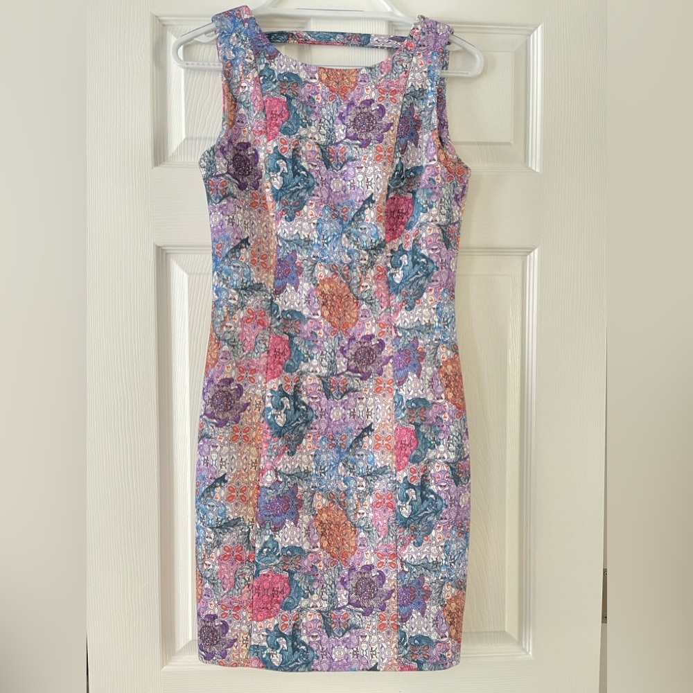 H&M Floral Dress with Zippered Back
